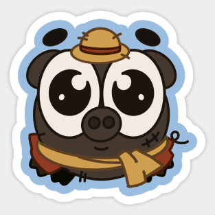 Pig Luffy Sticker